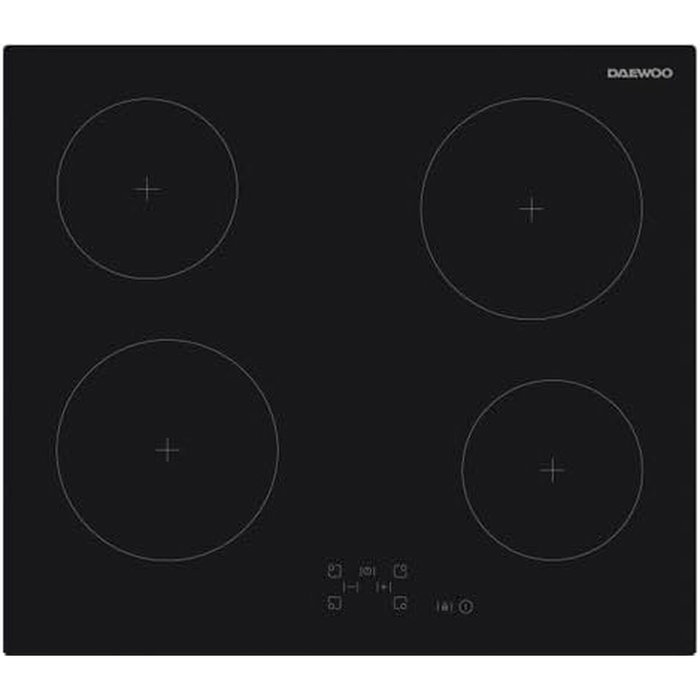 Daewoo BH6VTF27BNM Plaque de cuisson vitrocéramique 60 cm Noir