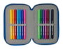 Safta Plumier Triple 37 Pièces pour Crayons - Dimensions : 12,5 x 19,5 x 5,5 cm