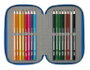 Safta Plumier Triple 37 Pièces pour Crayons - Dimensions : 12,5 x 19,5 x 5,5 cm