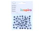 Innspiro Ojos mobiles noirs autoadhésifs ovales 10x13mm, 70 unités