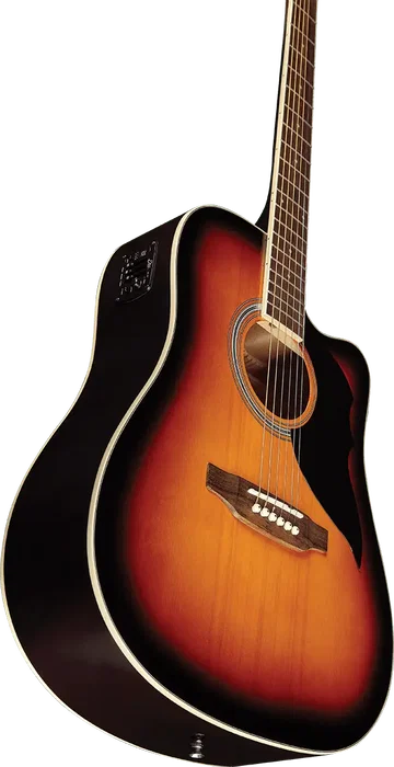 EKO Guitare Acoustique Dreadnought Ranger 6 A/E Cutaway - Brown Sunburst