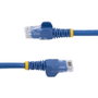 Startech Câble RJ45 Cat6 UTP 5 mètres Snagless Cuivre 24 AWG Gigabit PoE Bleu