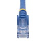 Startech Câble RJ45 Cat6 UTP 5 mètres Snagless Cuivre 24 AWG Gigabit PoE Bleu