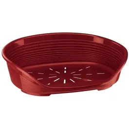 Ferplast Siesta Deluxe Corbeille pour Chat et Petit Chien, Taille 4 (61.5*45*21.5 cm), Bordeaux
