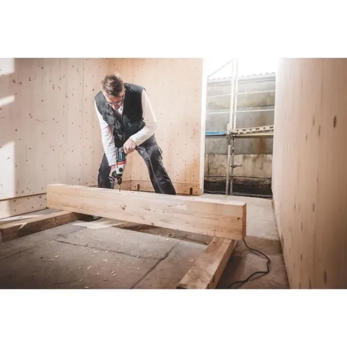 Metabo Perceuse à percussion SBE 850-2 - 850 W avec système électronique Vario et carter en fonte d'aluminium pour usage professionnel