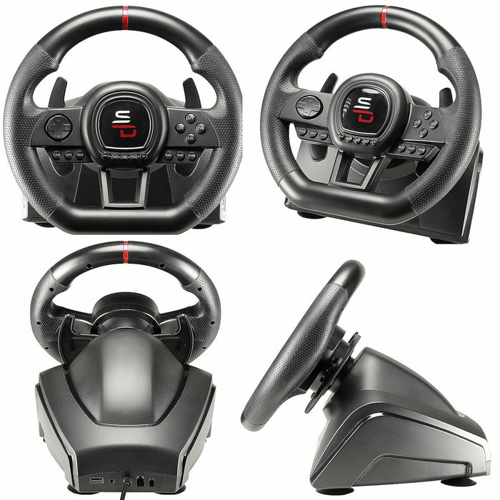Subsonic Superdrive GS650-X Volant de course avec levier de vitesse et 3 pédales Subsonic Superdrive GS650-X Volant de course avec levier de vitesse et 3 pédales