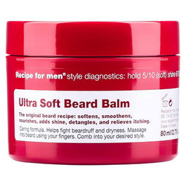 Recipe For Men Baume à Barbe Ultra Soft - Adoucissant et Nourrissant pour la Barbe - 80 ml