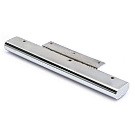 Q&Q Pied de Meuble Ovale en Métal 50x25mm L305 Chrome