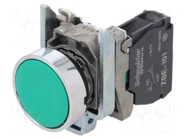 SCHNEIDER ELECTRIC Commutateur bouton-poussoir Harmony XB4 vert 22mm NO