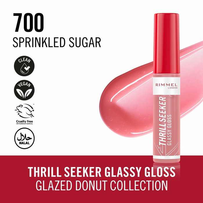 Rimmel London Gloss à lèvres THRILL SEEKER 700-Sucre saupoudré 6 ml