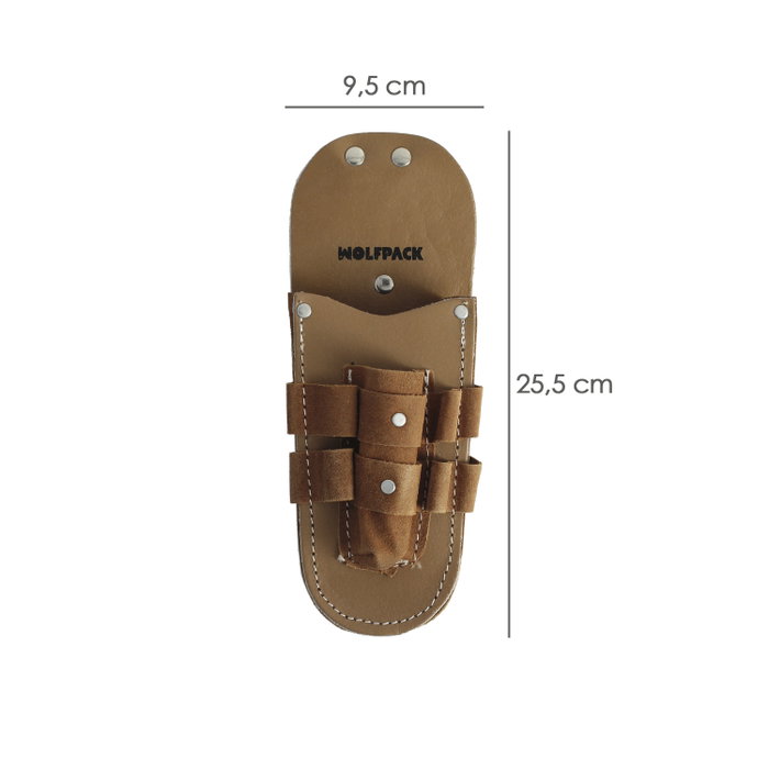 WOLFPACK LINEA PROFESIONAL Housse en cuir pour outils d'électricien