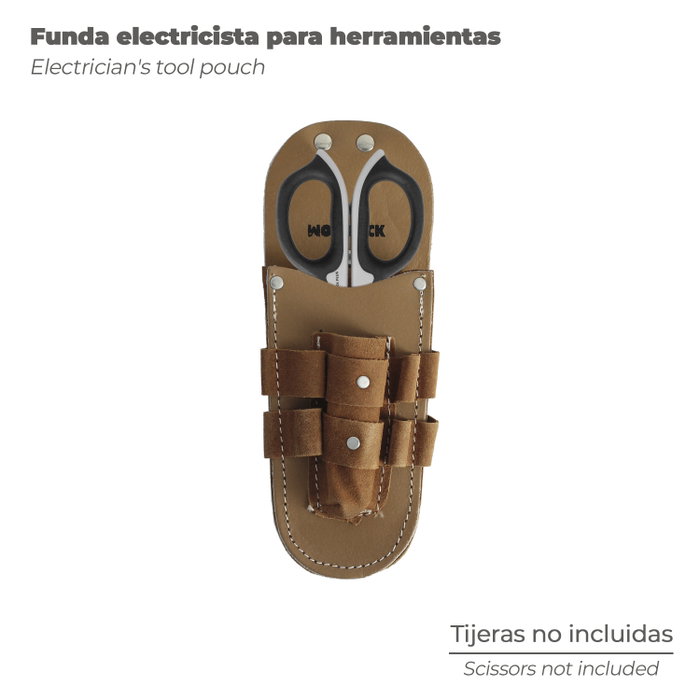 WOLFPACK LINEA PROFESIONAL Housse en cuir pour outils d'électricien