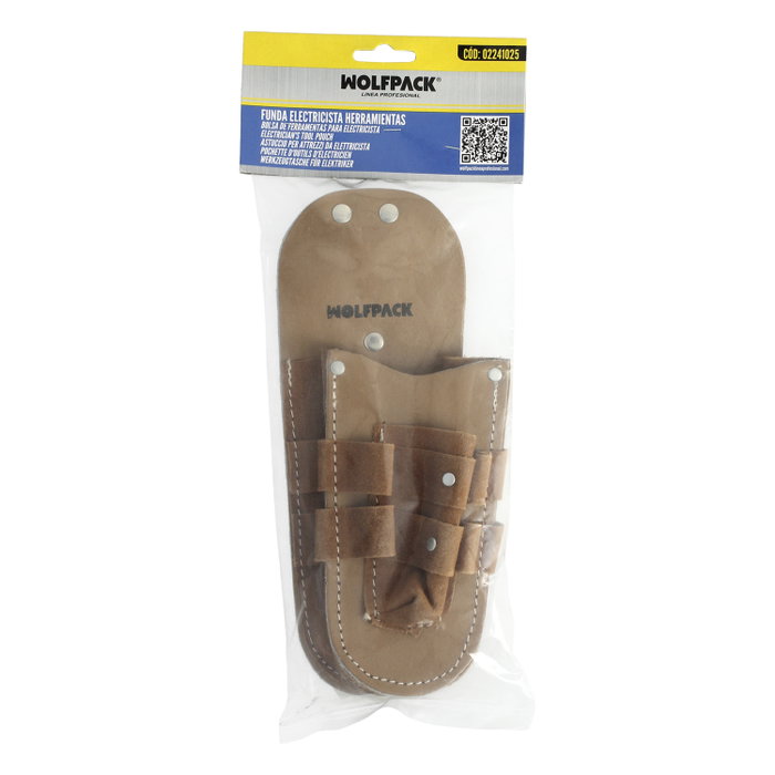 WOLFPACK LINEA PROFESIONAL Housse en cuir pour outils d'électricien