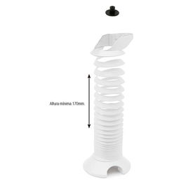 CAMAR Passacable Gusy Pour Table Blanc Ral