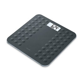 Beurer GS-300 Pèse-personne Digital Antidérapant avec Surface en Caoutchouc - Noir