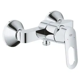 GROHE 23340-000 Mitigeur de douche mural monocommande BAULOOP chromé avec cartouche céramique, limiteur de débit réglable et clapet anti-retour