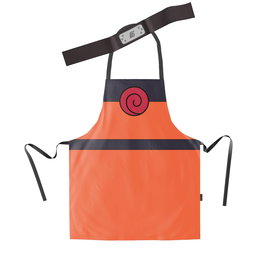 SD TOYS - Tablier Naruto Shippuden avec bandeau de tête, symboles du village de la feuille et du ninja