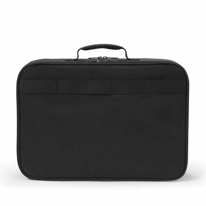Dicota Sacoche Eco Multi Plus BASE pour Ordinateur Portable 14-15.6", Dosseret Rembourré, Matière rPET Polyester 300D Recyclé, Noir
