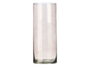 GIFTDECOR Vase Cylindrique en Verre Gris