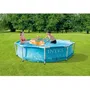 Intex Kit Piscine Hors Sol Tubulaire 28208NP - Metal Frame Ronde 305 x 76 cm - avec Pompe et Filtre à Cartouche