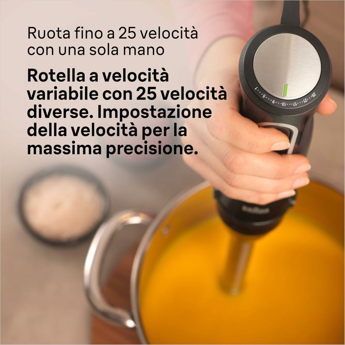 Mixeur plongeant Braun MULTIQUICK 5 PRO MQ 55236 Noir 1000 W