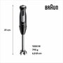 Mixeur plongeant Braun MULTIQUICK 5 PRO MQ 55236 Noir 1000 W