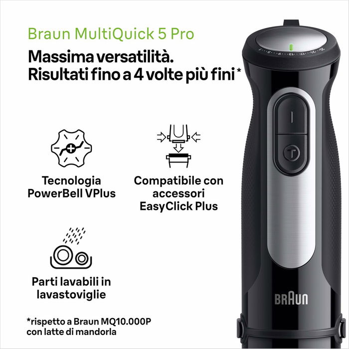 Mini Batteur et Mousseur Braun MQ55236MBK