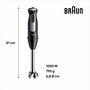 Mini Batteur et Mousseur Braun MQ55236MBK