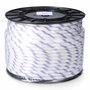 Corde EDM 87932 Driza Blanc Polyester 6 mm x 300 m Tressé