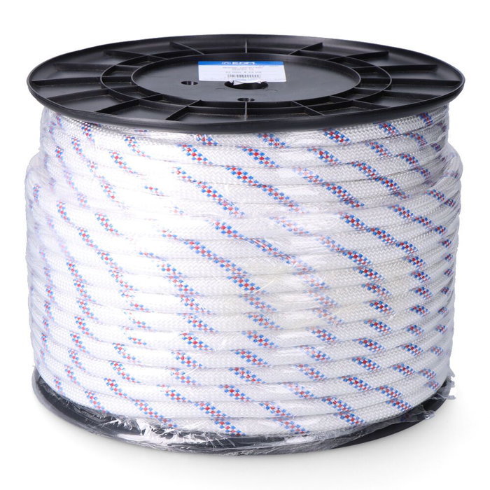 Corde EDM 87932 Driza Blanc Polyester 6 mm x 300 m Tressé Corde EDM 87932 Driza Blanc Polyester 6 mm x 300 m Tressé