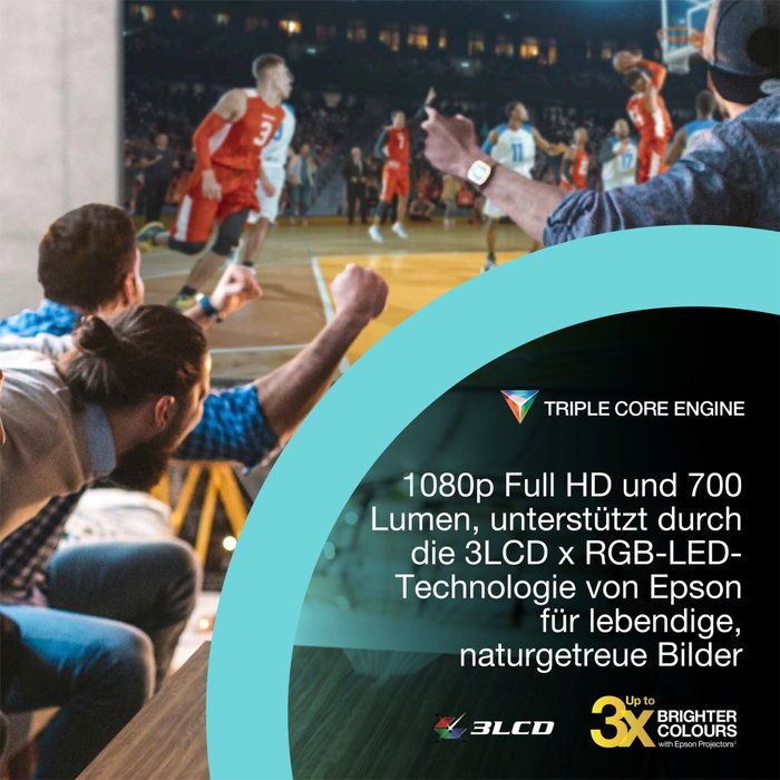 Epson Lifestudio Pop EF-61G Projecteur Intelligent Vert/Noir