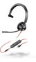 HP Poly Blackwire 3315 Casque Monaural USB-C et Jack 3,5 mm Noir