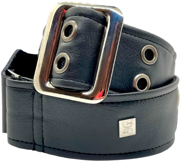 GETM Correa Guit/Bajo My Piccadilly Pewter - Sangle noire ajustable jusqu'à 165 cm, polycuir et nylon GETM Correa Guit/Bajo My Piccadilly Pewter - Sangle noire ajustable jusqu'à 165 cm, polycuir et nylon
