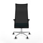 Piqueras y Crespo Fauteuil de Bureau Albacete Turquoise et Noir