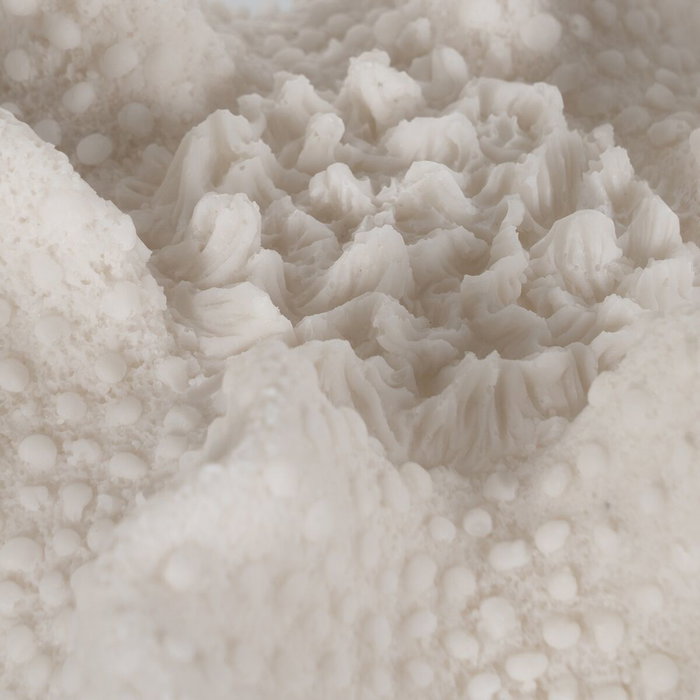 Lampe de bureau Blanc Résine Pierre Sable 31,8 x 28 x 16,5 cm