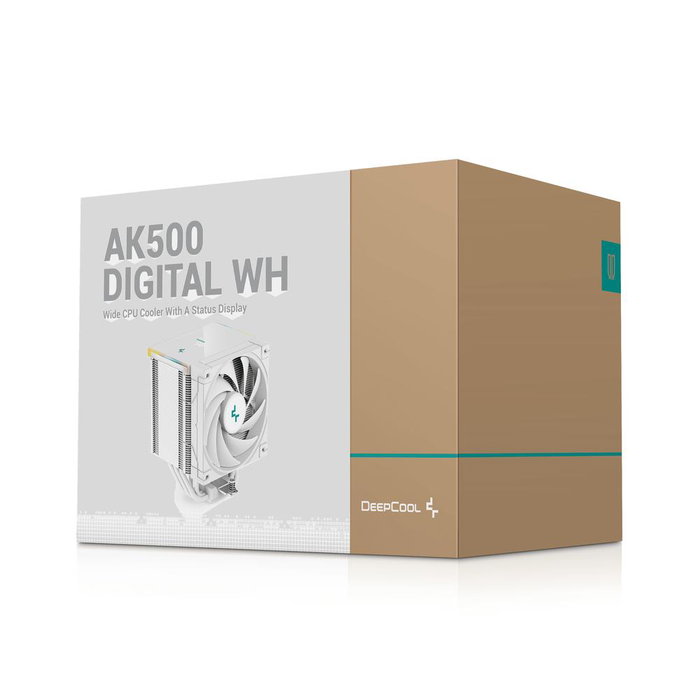 Deepcool AK500 Ventilateur Dissipateur CPU Blanc Digital - Refroidisseur Haute Performance 120mm avec RGB Deepcool AK500 Ventilateur Dissipateur CPU Blanc Digital - Refroidisseur Haute Performance 120mm avec RGB