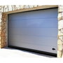 Burcasa Joint à lèvre en aluminium pour garage noir 304 cm (2x1,52m)