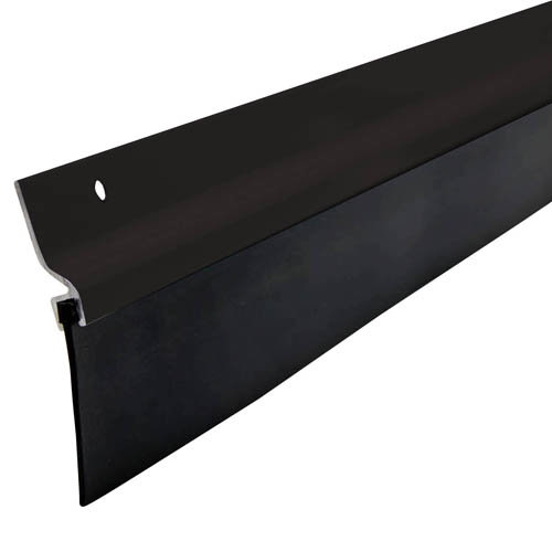 Burcasa Joint à lèvre en aluminium pour garage noir 304 cm (2x1,52m) Burcasa Joint à lèvre en aluminium pour garage noir 304 cm (2x1,52m)