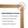 Nordlinger Pro Encadrement Mouluré 20 x 60 cm Marron