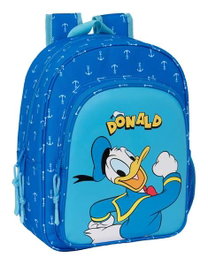 Safta Mochila Adapt.Carro Donald Infantil Sac à Dos Enfant 26x34x11cm pour Garçon Fille à Partir de 3 Ans