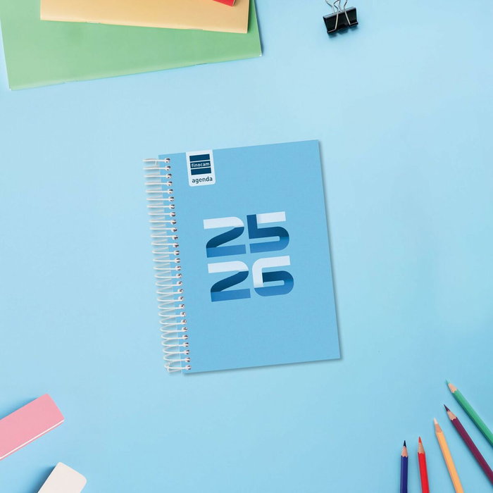 Finocam Agenda Scolaire 2025-2026 Bleu