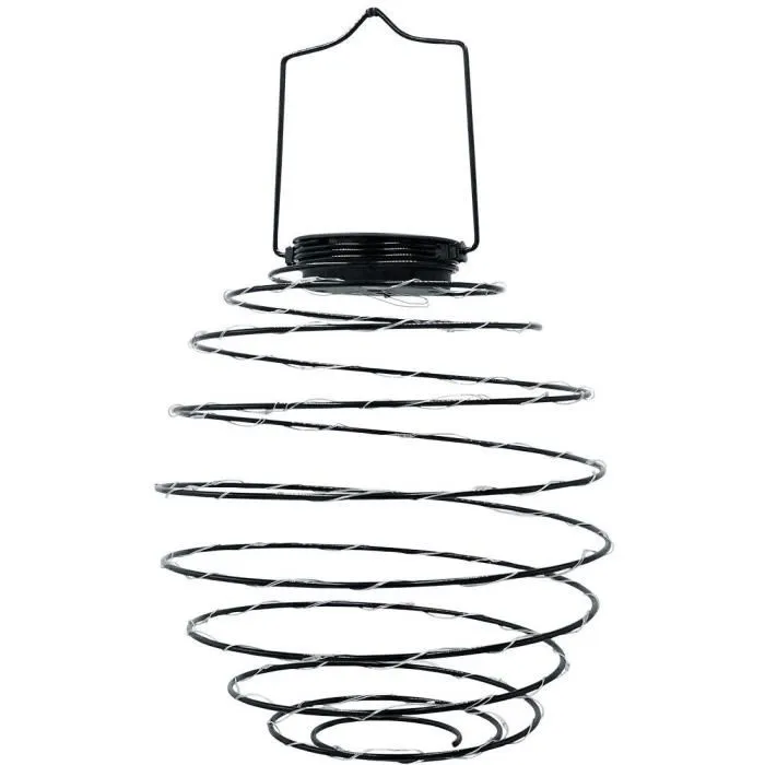 Lumisky Suspension solaire Orion - H37 cm - Spirale micro - LED blanc chaud Lumisky Suspension solaire Orion - H37 cm - Spirale micro - LED blanc chaud