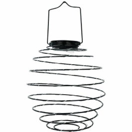 Lumisky Orion - Suspension solaire spirale micro LED blanc chaud - Noir