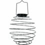 Lumisky Orion - Suspension solaire spirale micro LED blanc chaud - Noir