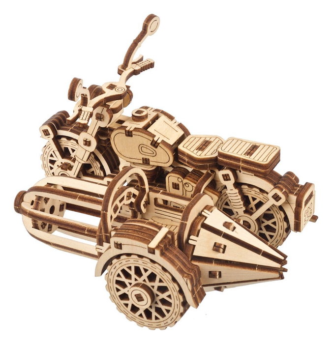 Ugears Maquette Moto volante de Hagrid avec sidecar