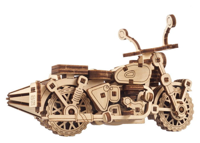 Ugears Maquette Moto volante de Hagrid avec sidecar