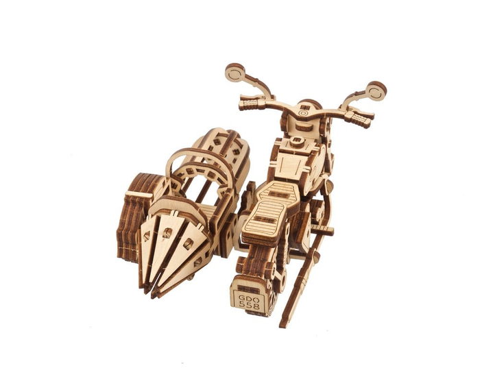 Ugears Maquette Moto volante de Hagrid avec sidecar