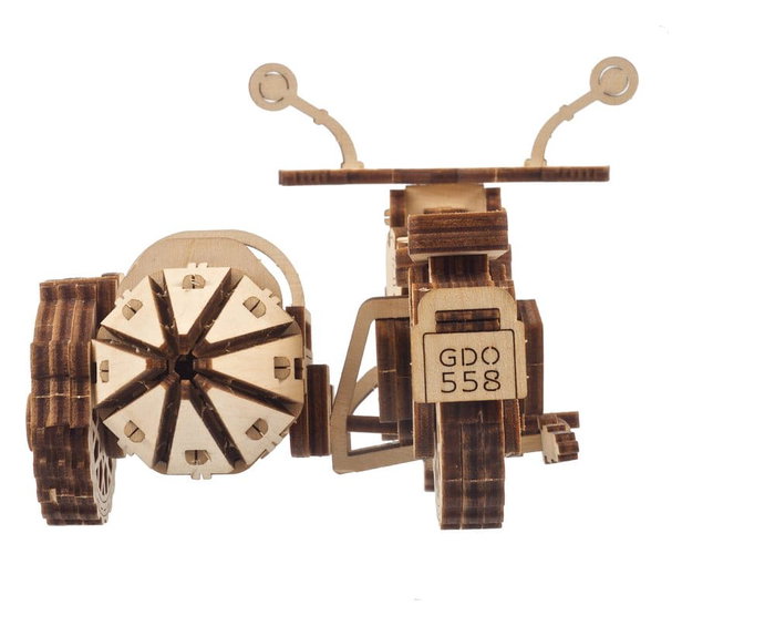 Ugears Maquette Moto volante de Hagrid avec sidecar