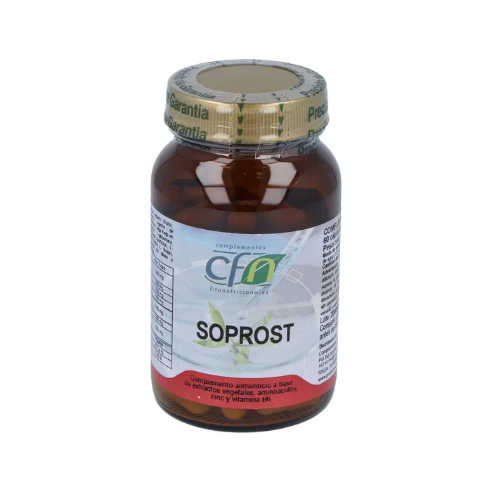CFN Soprost 60 Gélules - Complément Alimentaire pour le Soin de la Prostate au Sabal, Zinc et Vitamine B6 CFN Soprost 60 Gélules - Complément Alimentaire pour le Soin de la Prostate au Sabal, Zinc et Vitamine B6