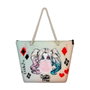 Karactermania Sac de plage Harley Quinn avec compartiment à fermeture éclair - 37 x 52 x 17 cm - Polyester - Beige